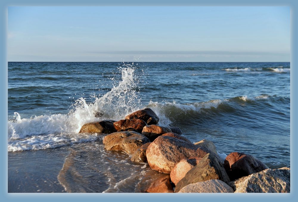 Wellen in der Ostsee