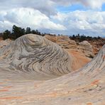 Wellen in Stein - White Domes oder auch "White Wave"