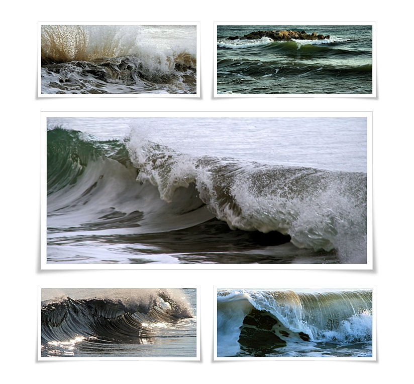 Wellen und Wind