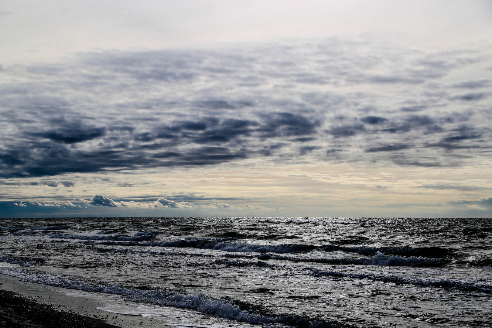 Wellen und Wolken