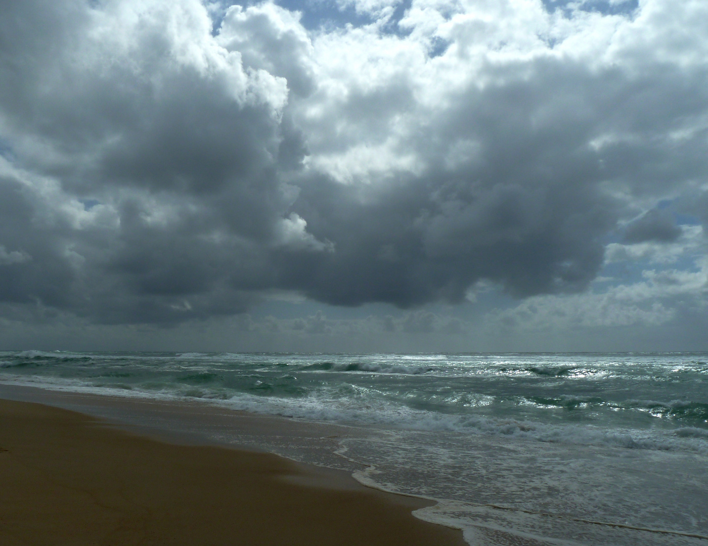 wellen und wolken