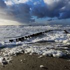 Wellen von gestern nach dem Sturm 