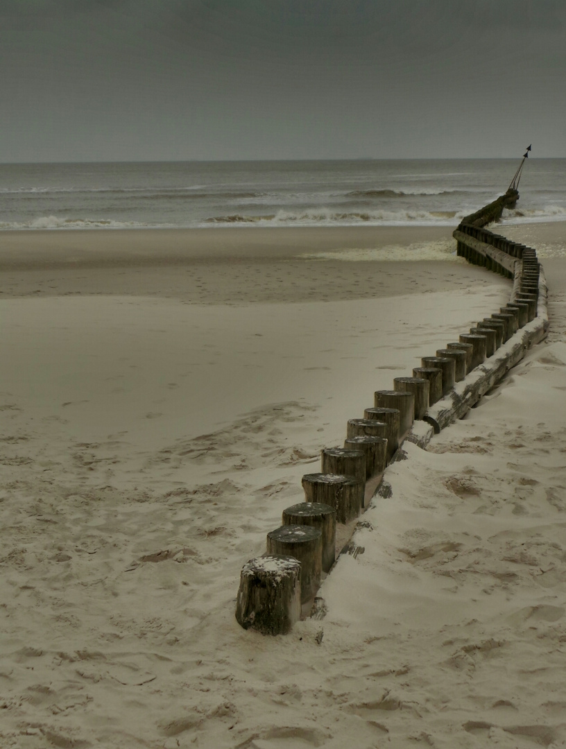 Wellenbrecher auf Wangerooge