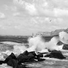 Wellenbrecher vor Helgoland