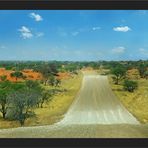 Wellenfahrt in der Kalahari