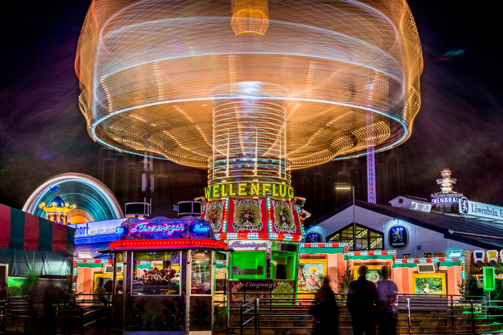 Wellenflug auf dem Oktoberfest