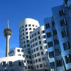 Wellenhaus im Medienhafen Düsseldorf.