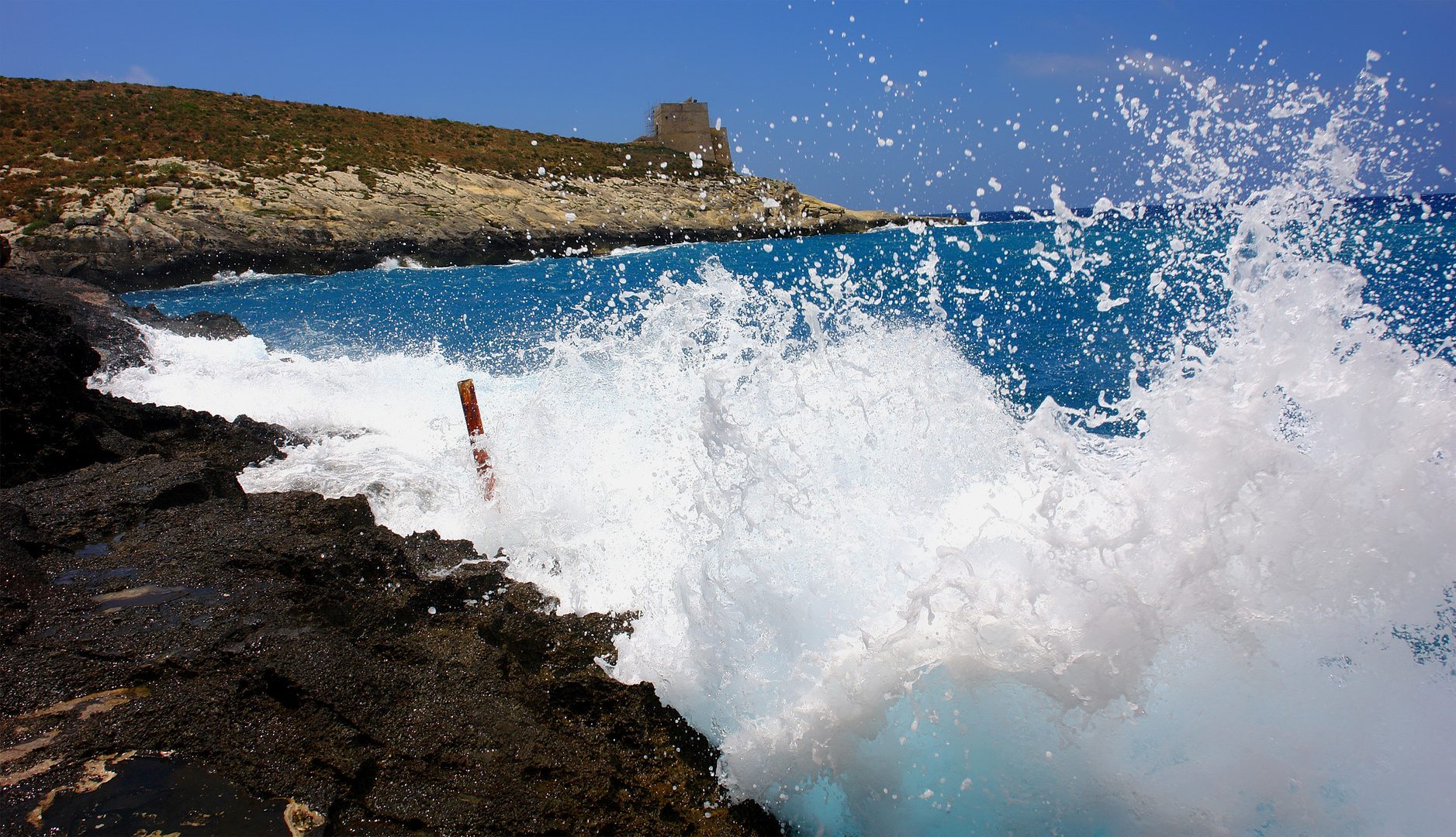 Wellenkracher auf Malta