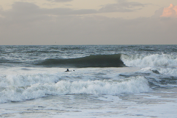 Wellenreiten in Ostsee Nordsee