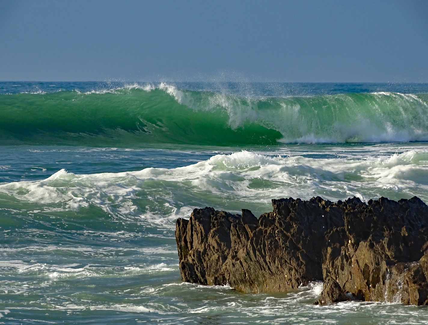 Wellenschlag bei Doelan/s Mer