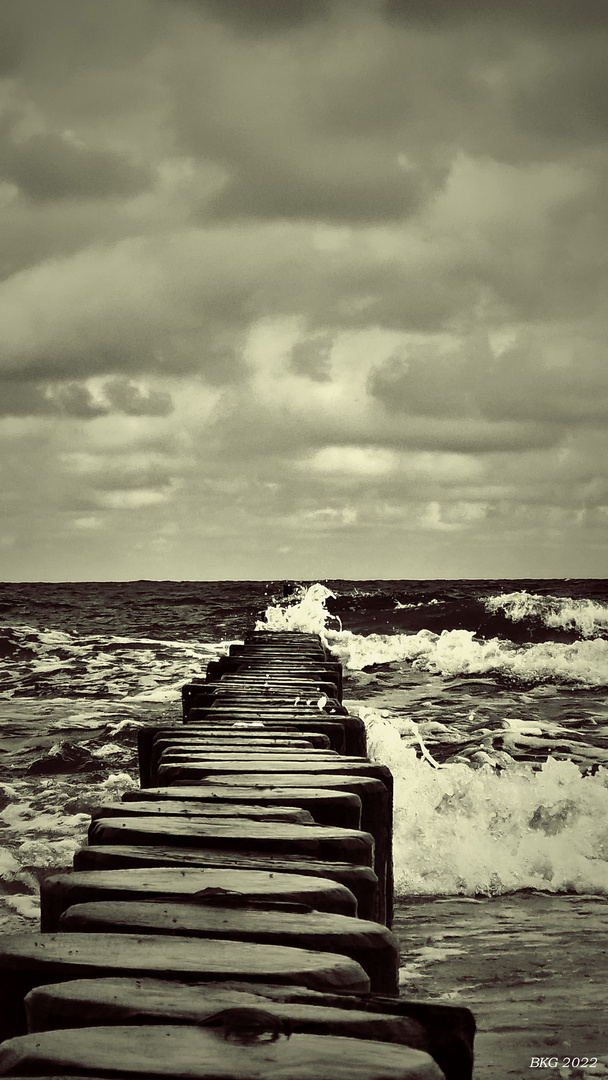 Wellenspiel der Ostsee 