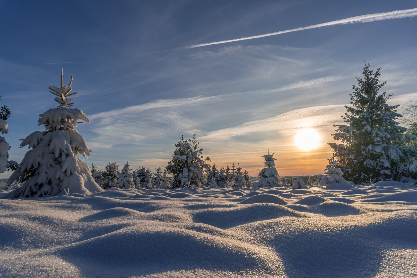 Wellin Winterlandschaft