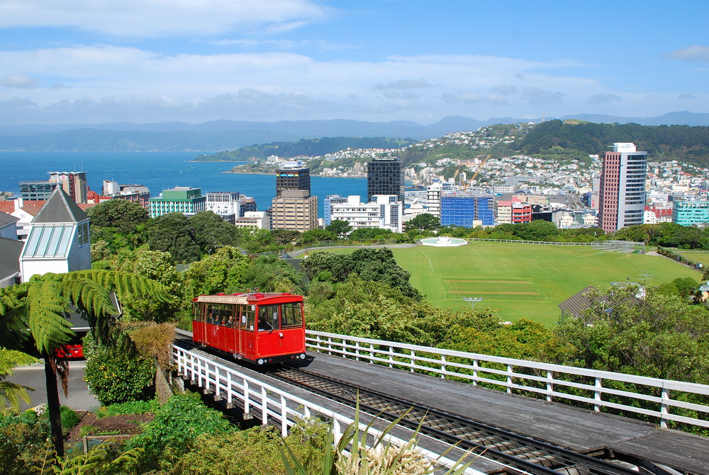 Wellington - Blick über die Stadt