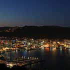 Wellington Harbour & CBD @ night