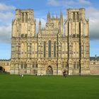 Wells - Westfassade der Kathedrale