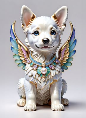 welpe-aus-Porzellan-mit-Fluegeln