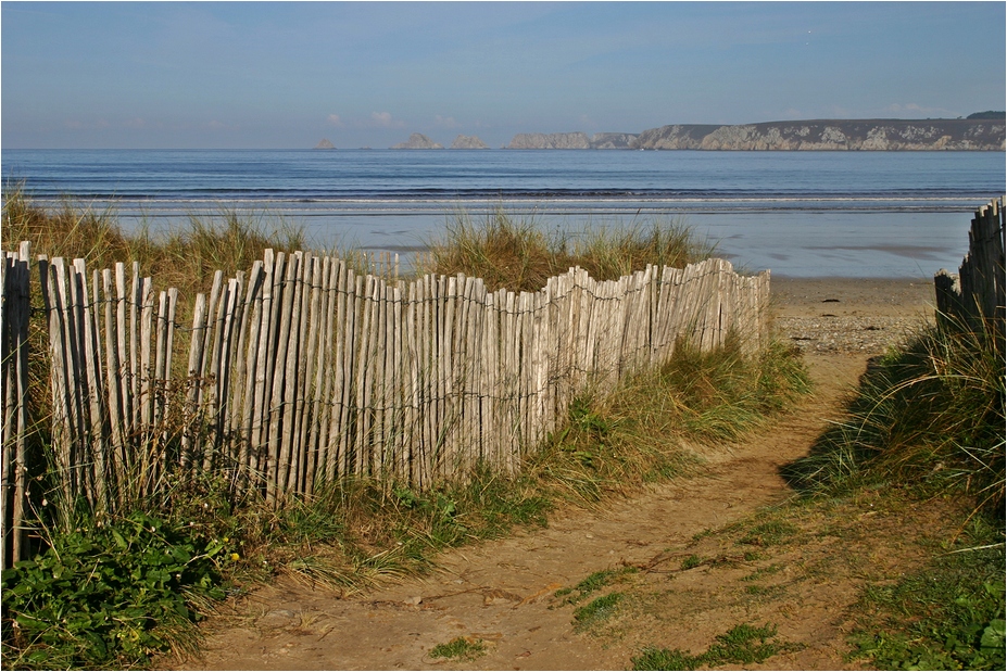 Welt am Strand