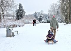 Welt im Schnee