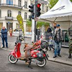 Weltenbummler mit Vespa