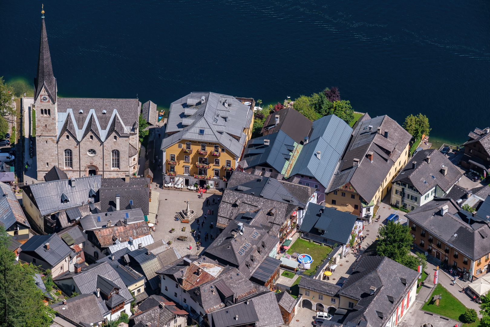 Welterbeblick auf Hallstatt