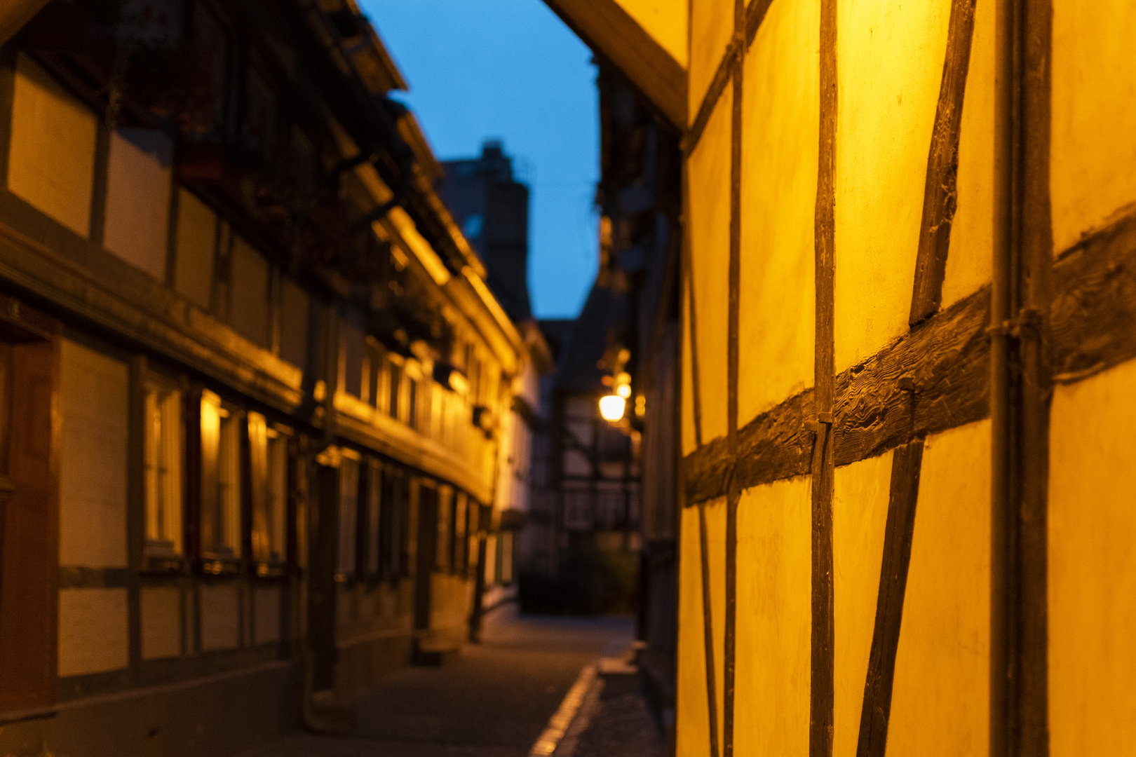 Welterbestadt Quedlinburg vor dem Schlafengehen