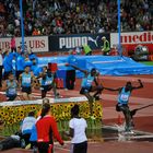 Weltklasse Zürich 2013 - 3000 m Steeple und alle werden nass