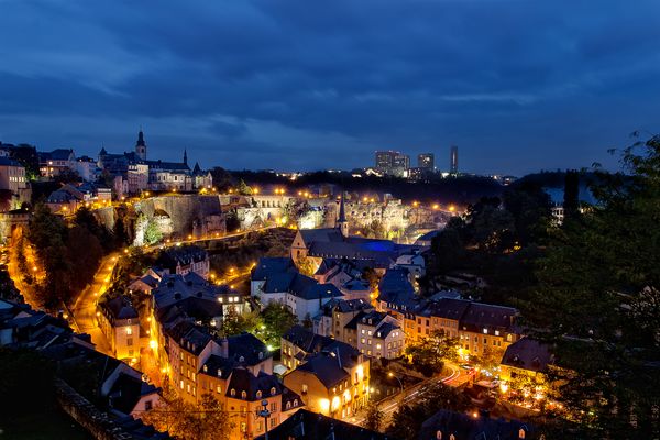 Weltkulturerbe abends - Luxembourg 5