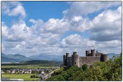 Weltkulturerbe Harlech Castle 13. Jahrhundert