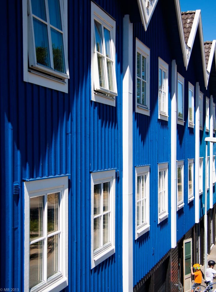 Weltkulturerbe Karlskrona in Blau