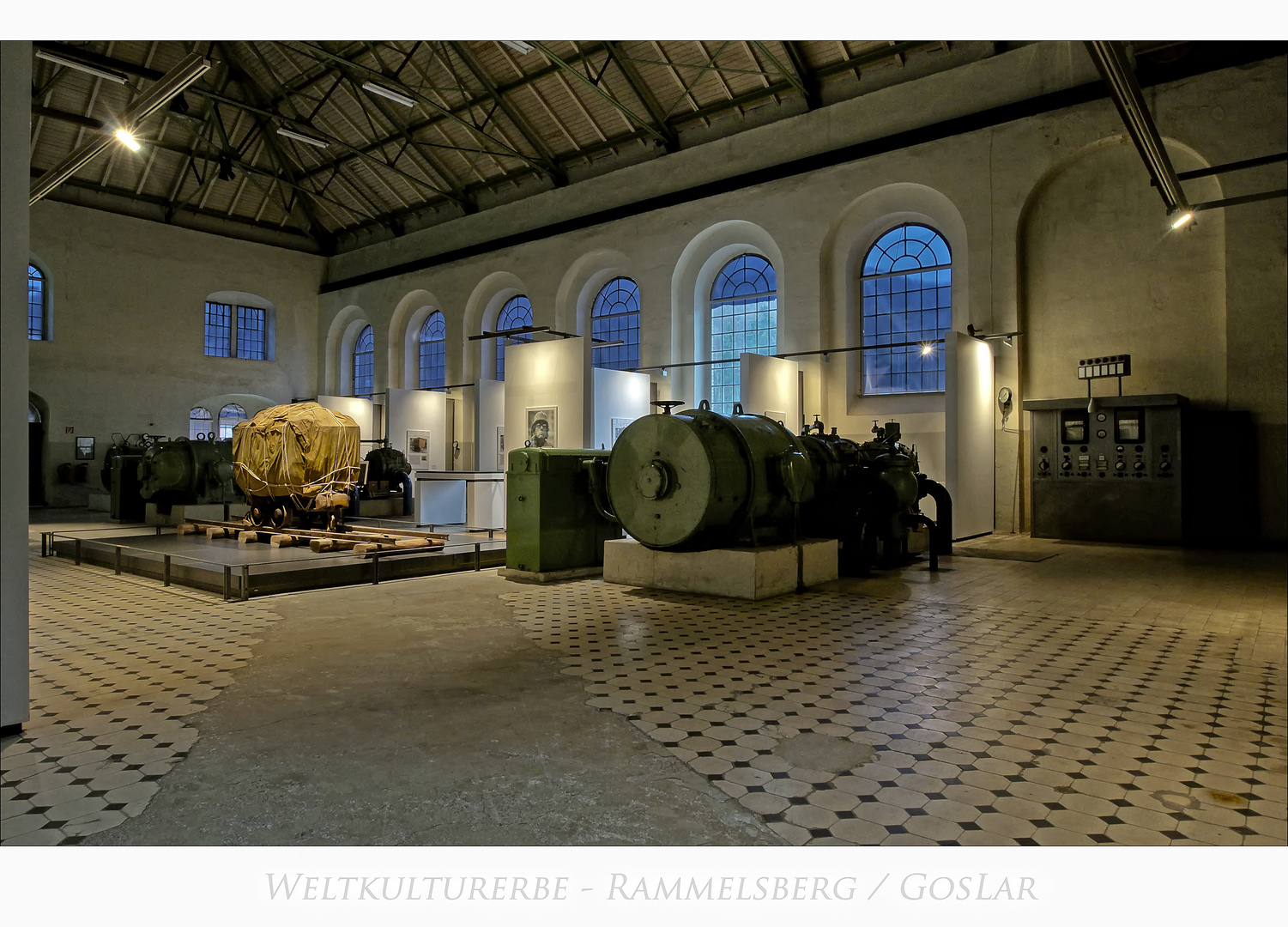 Weltkulturerbe - Rammelsberg - Goslar " im Maschinenhaus.... "