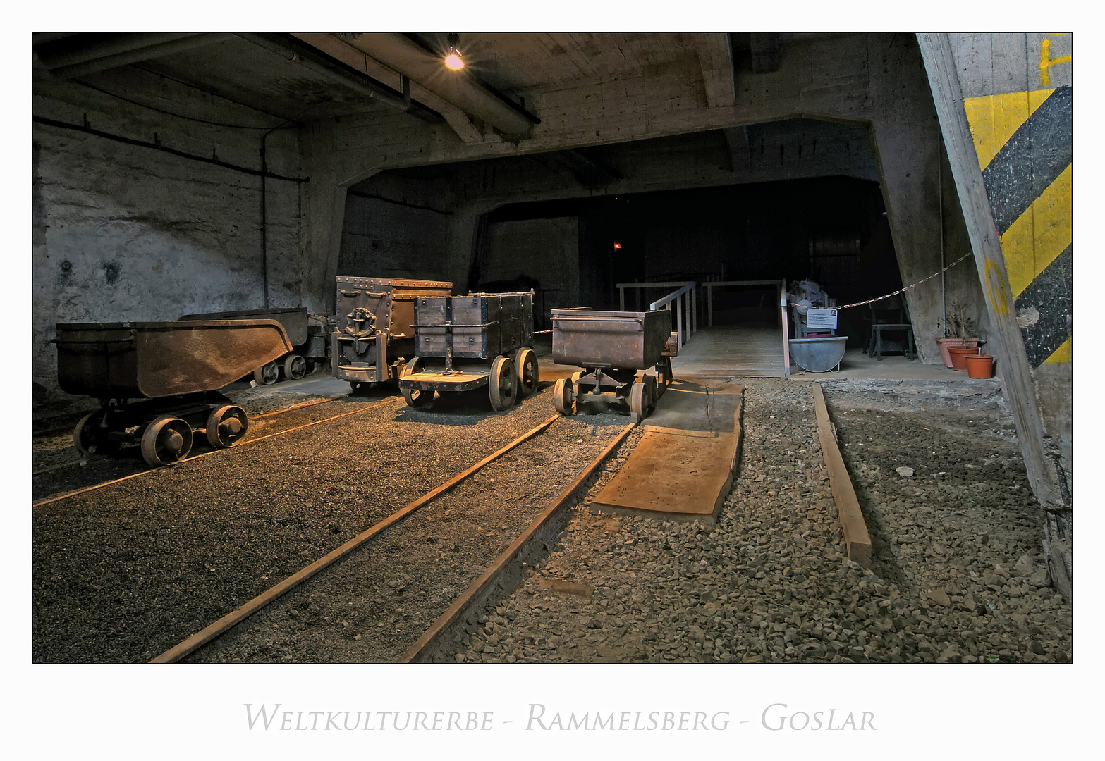 Weltkulturerbe - Rammelsberg - Goslar " Verladestation, unter Tage.... "