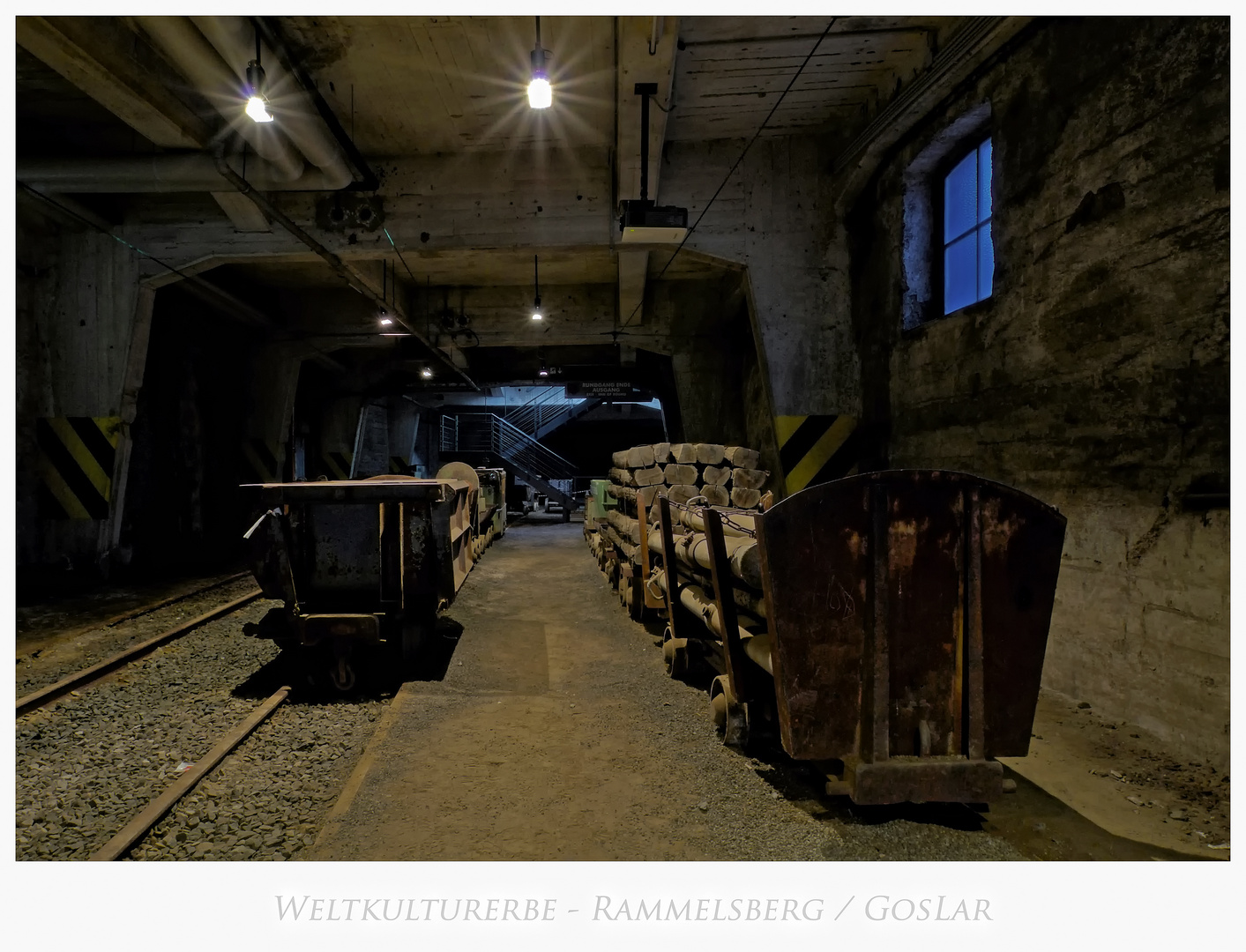 Weltkulturerbe - Rammelsberg - Goslar " Verladestation, unter Tage.... "