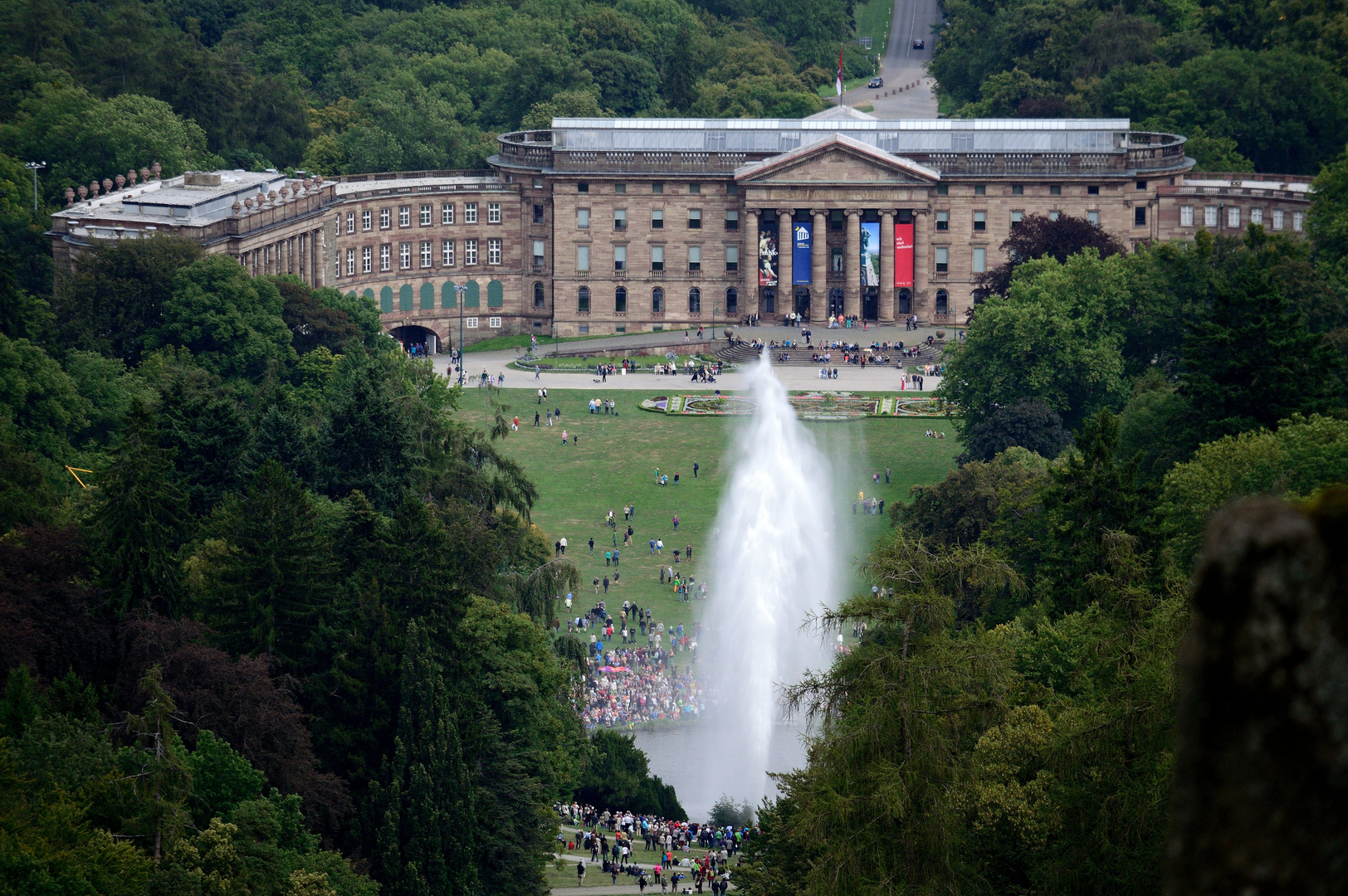 Weltkulturerbe Schloß Wilhelmshöhe / Fontäne