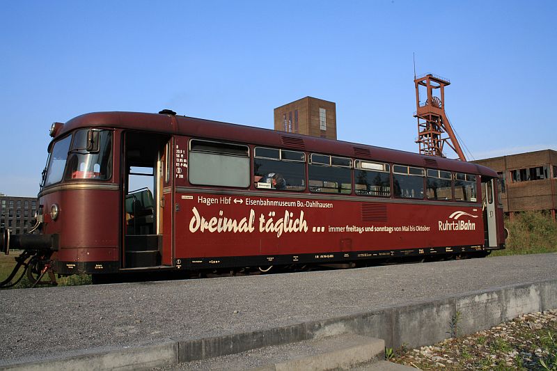 Weltkulturerbe Zollverein in Essen - Der VT98 der Ruhrtalbahn zu Gast