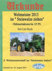 Weltmeister im Steinwalze ziehen 2013