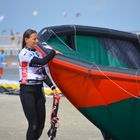 Weltmeisterin im Kitesurfen - Beetle Kitesurf Weltcup 2013 in SPO