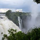 Weltnaturerbe: Victoriafälle, Seitenansicht. Zimbabwe 2018