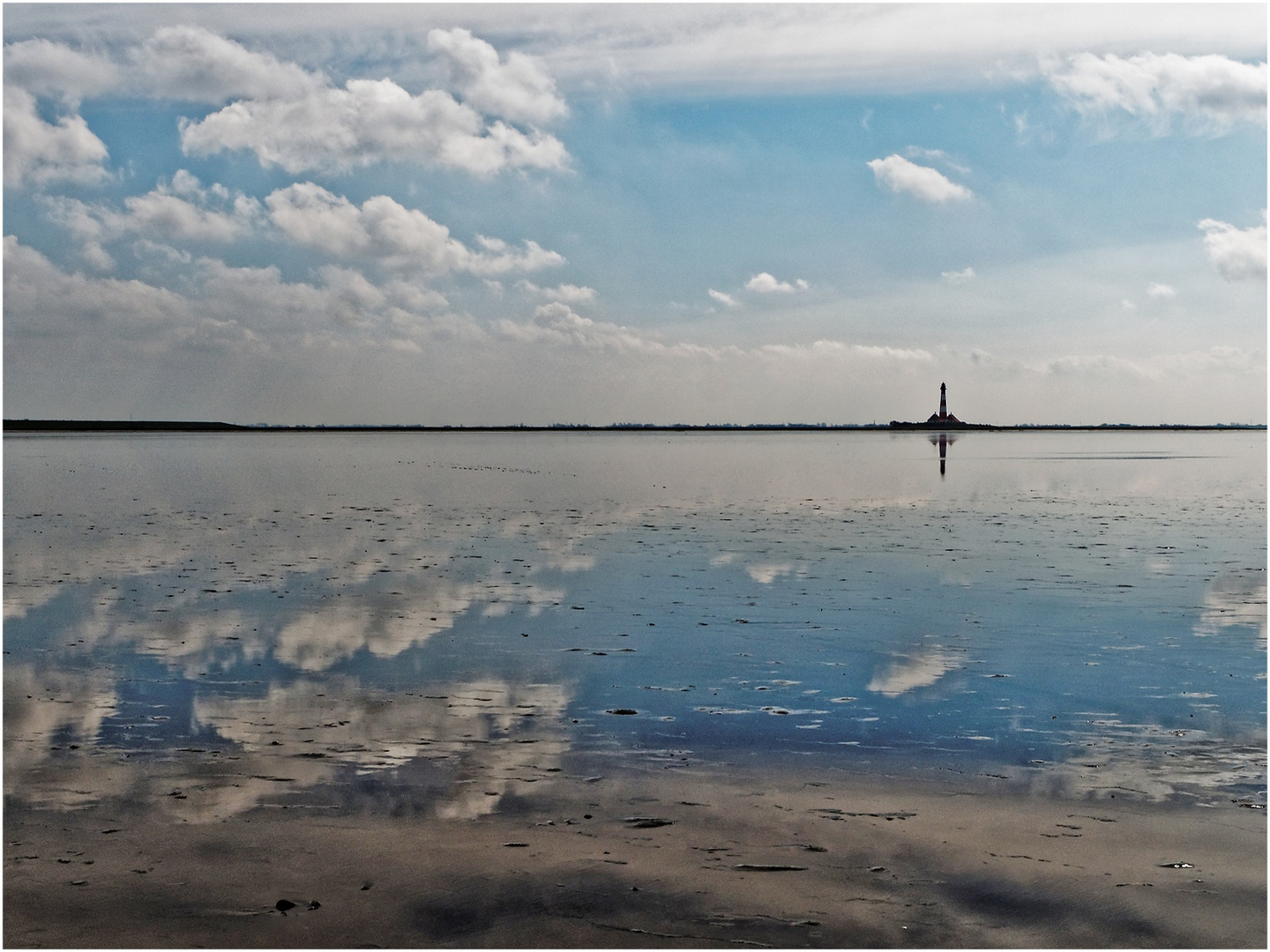 Weltnaturerbe Wattenmeer vor Westerhever