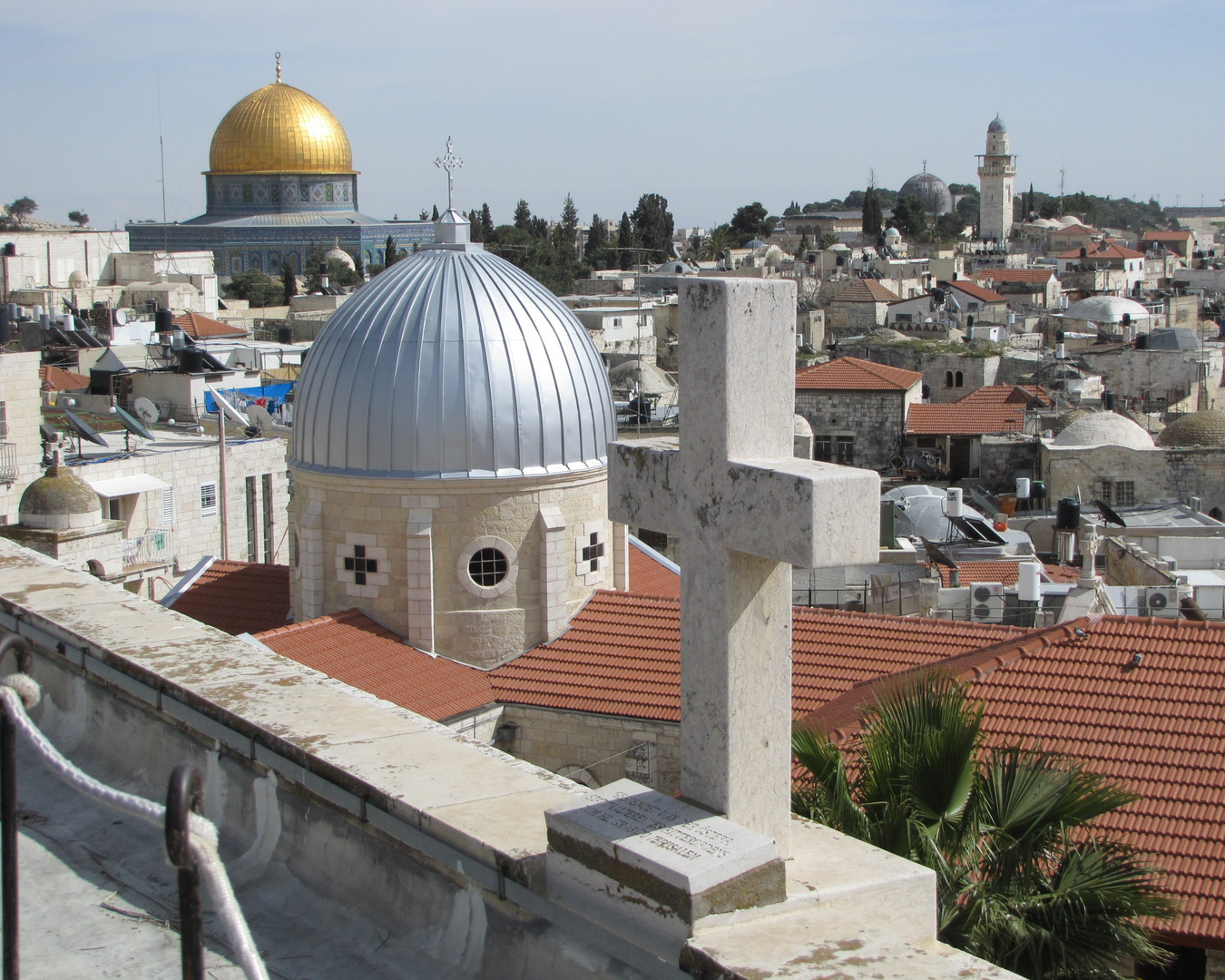 Weltreligionen treffen aufeinander - Jerusalem