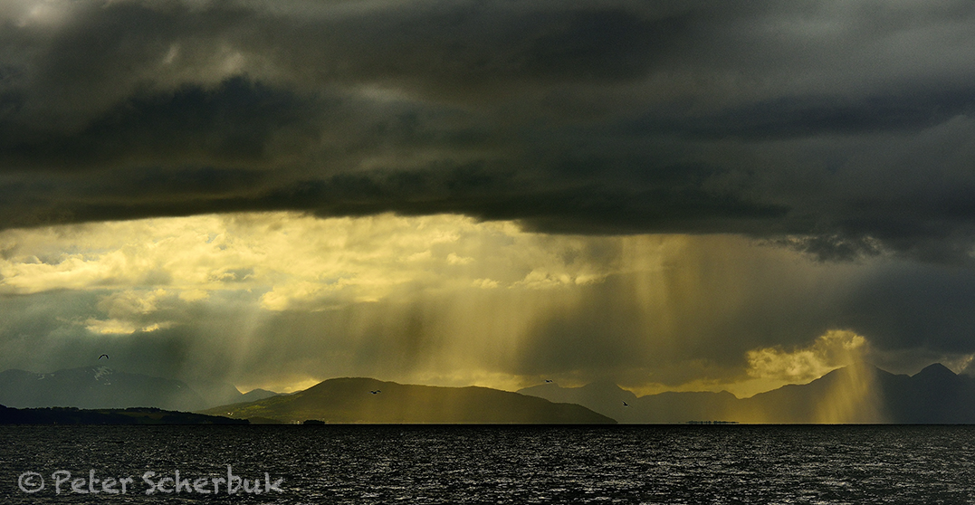 "Weltuntergang" am Romsdalfjord....