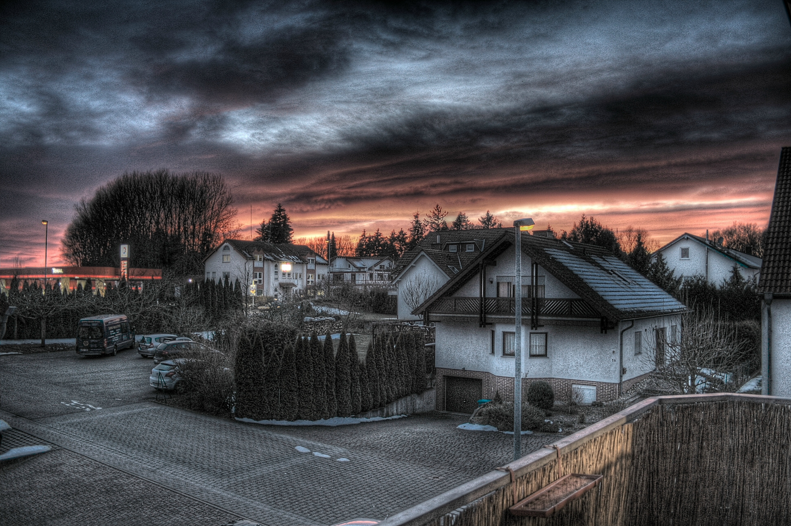 Weltuntergang vom Balkon :-)