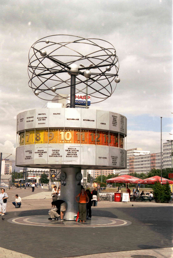 Weltzeituhr in Berlin 2004