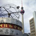 Weltzeituhr und der Fernsehturm