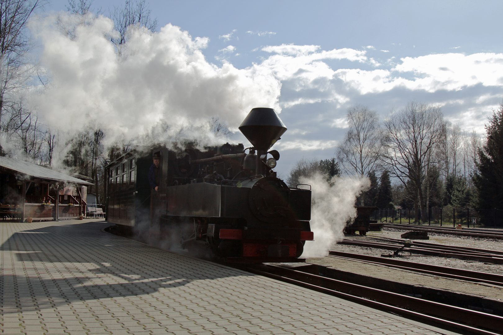 WEM 7, Abfahrt nach Kromlau