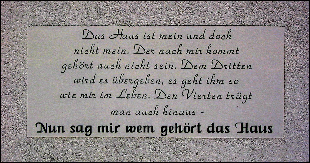 Wem gehört das Haus? Foto &amp; Bild redensarten in bildern, specials, dies &amp; jenes Bilder auf