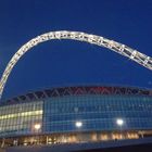 Wembley-Stadion bei Nacht