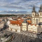 Wenceslas Square and Tynn Cathedral