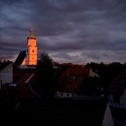 Wencesleikirche in Wurzen bei Sonnenuntergang