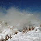 Wendelstein in Wolken