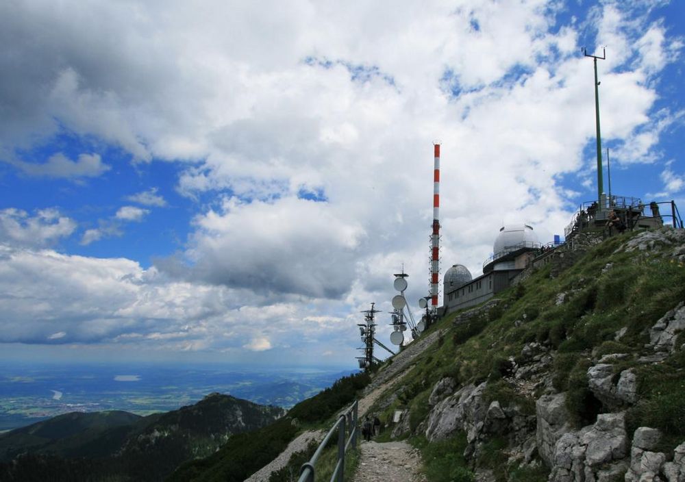 Wendelstein - Sendeanlage und Sternwarte